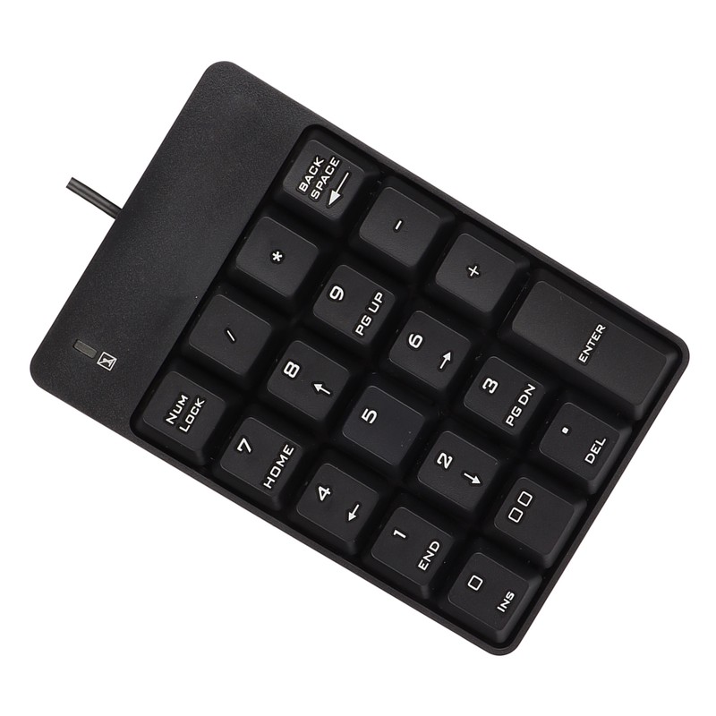 Number Pad Wired 19 Key USB Interface Drive Free Portable