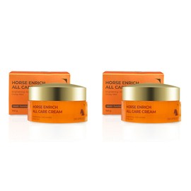 (Ready) Deopro Horse Enrich All Care Nourishing Horse Oil Cream 100g x 2 Wrinkle Improvement Horse Enrich All Care Cream x 2 / (레디) 디오프러스 홀스 인리치 올 케어 영양 마유 크림 100g 2개 주름 개선 홀스 인리치 올케어 크림 2개