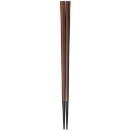 五角箸 チーク塗 22.5cm 【食洗機・乾燥機・電子レンジOK】 ZA-028301