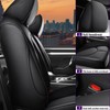 SecosAutoparts 2020-2023 Car PU Leather 8 Seat Covers Full Surround
