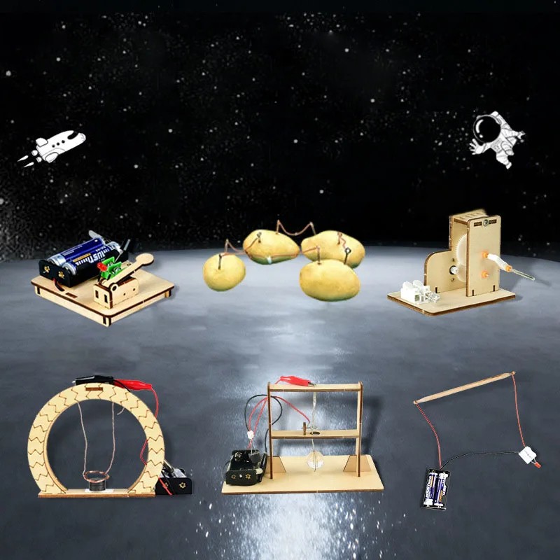 DIY Wooden STEM Science Model Kit – Hands-On Educational Assembly