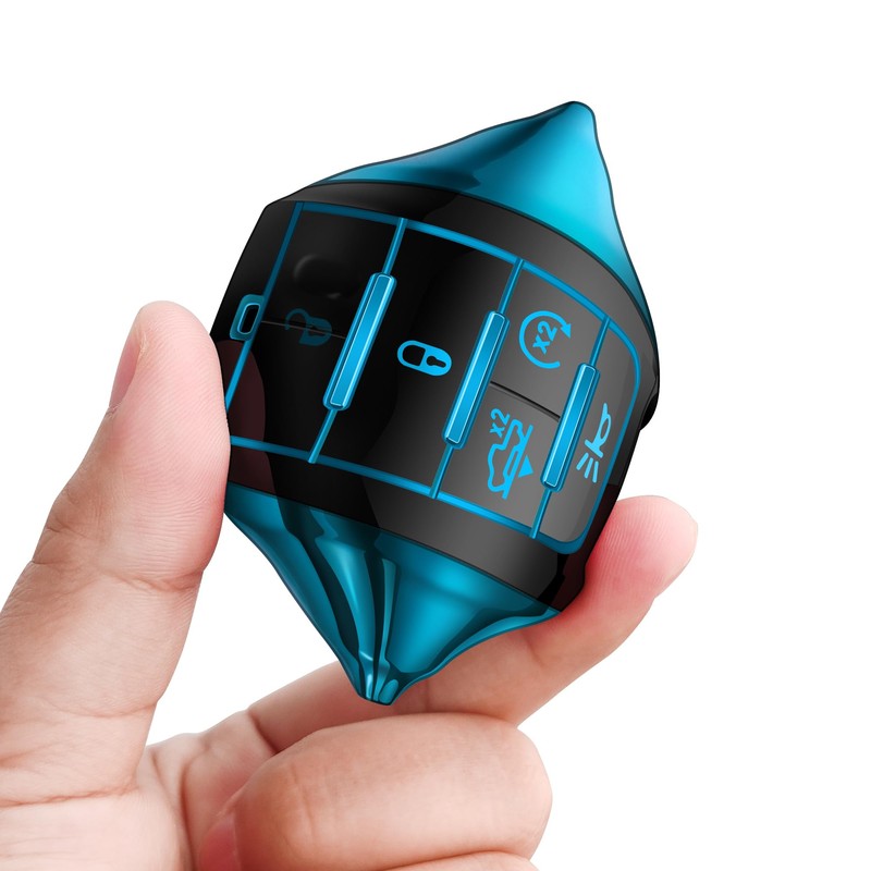 Tukellen for Dodge Key Fob Cover Soft TPU Full Protection