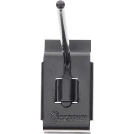 Lockdown SecureWall Handgun Barrel Peg, Straight with Powder Coated Steel Construction and Vinyl Coating for Gun Vault Management, Firearm Display and Handgun Organization