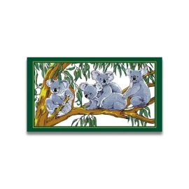 I Love Aus Tea Towel with Koalas
