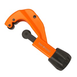 Teyrolesd Pipe Cutter Tool 1/8" to 1-1/4" (3-32mm) Heavy Duty Metal Pipe Cutter With Deburring Tool - Orange Handheld Tube Cutter for Copper, Aluminum, Stainless Steel - Plumbing HVAC Automotive DIY