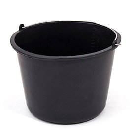 3x 16 ltr building bucket with metal handle, 7 sizes available