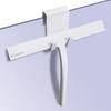 Shower Squeegee with Silicone Hook, 11" Inch Width All Purpose