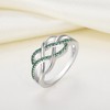 YL Celtic Knot Rings 925 Sterling Silver Twisted Knot Ring