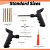 Tanstic 34Pcs Tire Repair Kit Auto Tire Plug Kit Includes