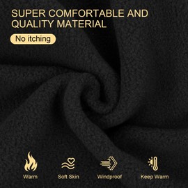 FEIKELUN Balaclava Ski Mask Snood Thermal Balaclavas for Men Winter Neck Warmer Women Snoods Windproof Fleece Hood Face Cover Hat Neck Gaiter for Motorcycle Fishing Walking Hiking Outdoor Sports