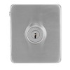 Square Single Glass Door Lock Latch Stainless Iron Office Security