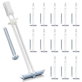 Drywall Anchor with Included Bolts for 3/16”-24, Heavy Duty Hollow Drywall Anchors for TV Mounting Kit, Stainless Steel Hollow Wall Anchors Holds up to 240 lbs Each in 1/2-in Drywall-14 Pack