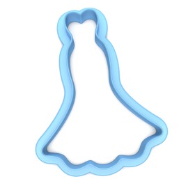 Sweet Prints Inc Strapless Wedding Dress Cookie Cutter - Dishwasher Safe