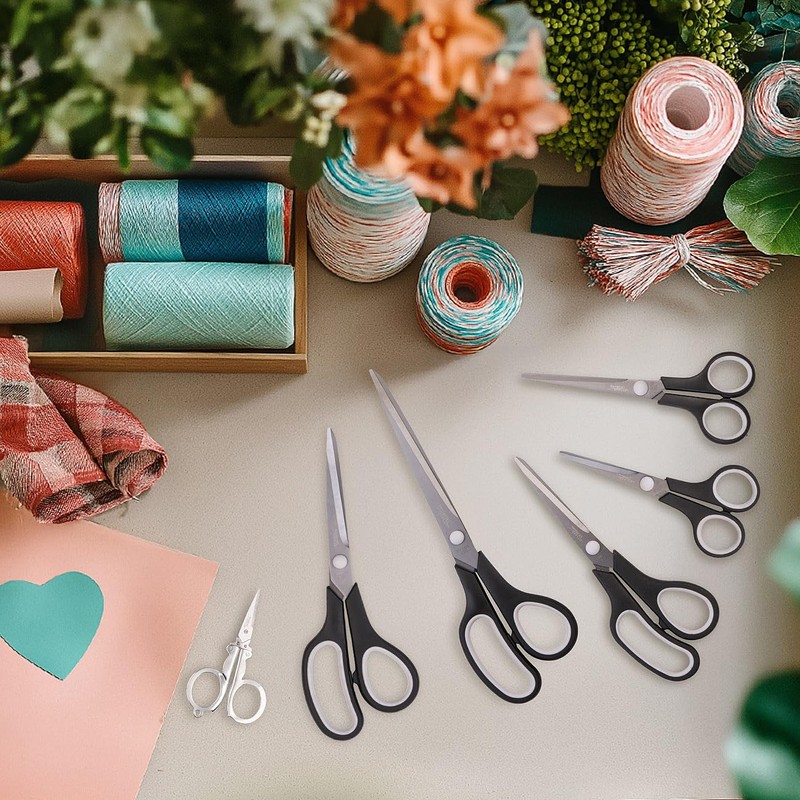 General Office 12-teiliges Scheren-Set, Edelstahl mit Titanbeschichtung