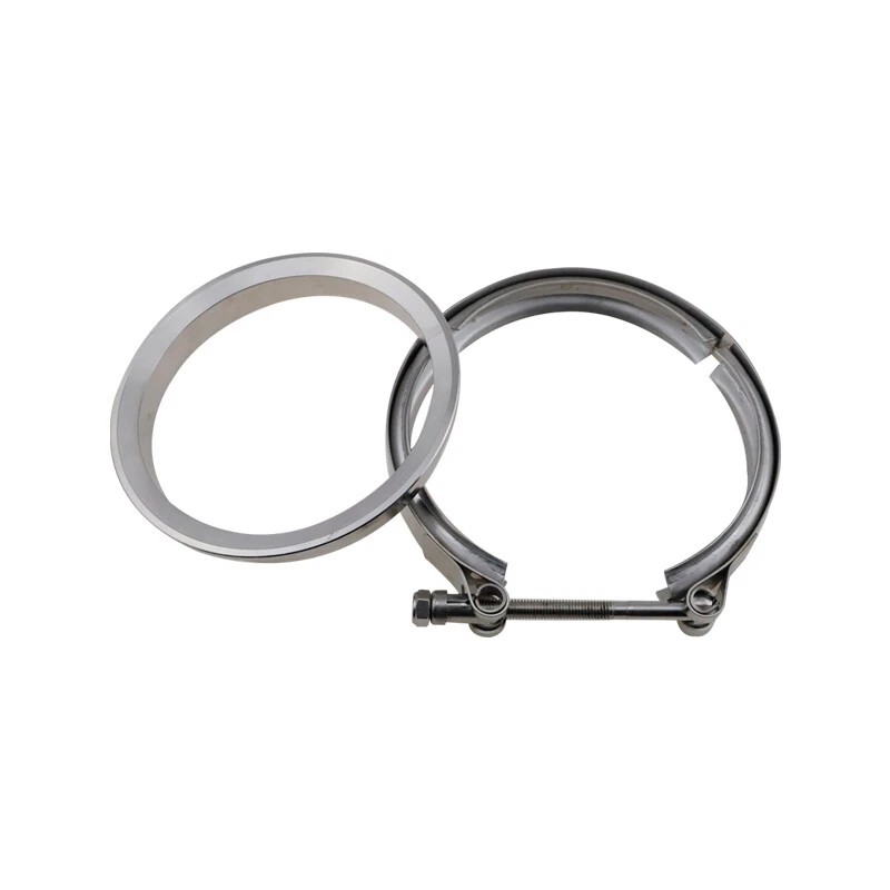 JONJEA 5" Exhaust Downpipe Flange Clamp Fit for S400 S400SXE