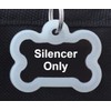 Silencer for Stainless Steel Bone Shape ID tag, Glow in