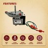 Breckwell, Enviro, Vista-Flame, Pellet Stove Exhaust Combustion Blower Motor Assembly
