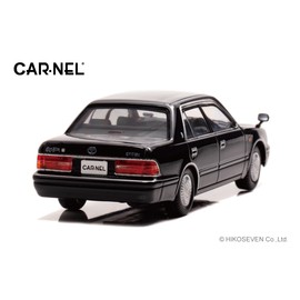 Hiko Seven CARNEL 1/43 Toyota Crown Royal Saloon G (JZS155) 1999 Black Finished Product