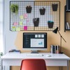 G.CORE Large Grid Wall Bins - 6Pack Black Gridwall Accessories