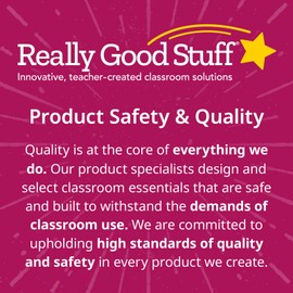 Really Good Stuff - Classroom Stacking Bins - Set of 6-14"L x 10"W x 5.75"H