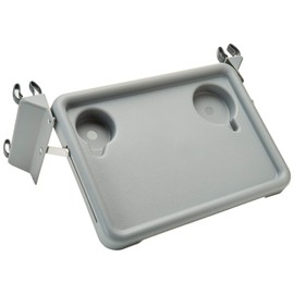 Graham-Field Lumex Folding Walker Tray with Cup Holders Easy Install Sturdy Clip On Brackets