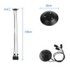 iDEGU Modern and Retro Pendant Light, 3 Arms DIY Spider
