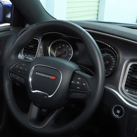 Voodonala for Durango ABS Carbon Fiber Center Consoles Dash Board Instrument Console Fascia Trim for 2011-2024+ Dodge Durango Interior Accessories