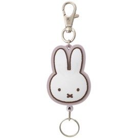 Tsujicel Keychain Rubber Character Miffy Pink Girls One Size, Pink