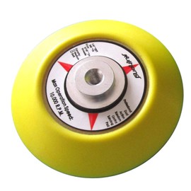 Hook and Loop Backing Pad 75mm Rotary Backing Pad Orbital Sander Polisher Spindle Pad with 6mm Shank Drill Adapter for Sanding Buffing and Polishing