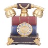 Retro Resin Telephone Model Home Study Desktop Antique Telephone Model