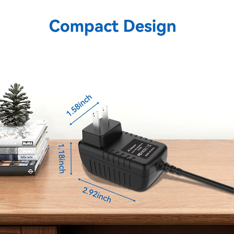 Dmoizka AC/DC Adapter Charger for Moolan V2 Pro VC601 Lightweight