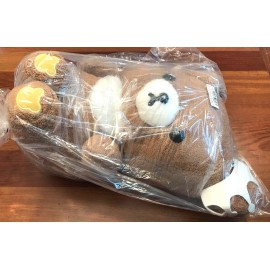 San-X NWT Rilakkuma Chairoikoguma 16" Bear Want Grow Bigger Stuffed Plush Toreba San-X