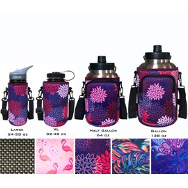 Koverz One Gallon Jug Carrier, Compatible with Yeti & RTIC One Gallon Jugs - Midnight Mums