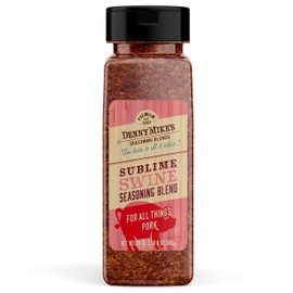 DennyMike’s Sublime Swine Seasoning Blend, All Natural Spices and Seasonings, Low Sodium and Keto-Friendly Chili Seasoning Mix, BBQ Rub for Cooking, Smoking, and Grilling, 24 oz