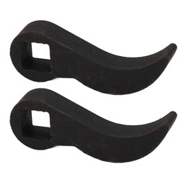 Crowbar Adapter Tool, 2pcs Pry Bar Wrench Adaptor Head, Adjustable Angle Strong Pry Bar Fits 1/2 Inch Ratchet Open End Wrench Half Shaft Removal Car Repairing Tools