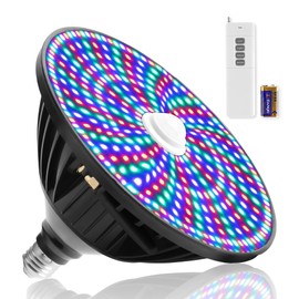 Pool Lights for Inground Pool, Led Pool Light Bulb, 120V 65W RGBW Color Changing Underwater Pool Light with Remote Control, E26 Replacement for Pentair Hayward Fixture, 500W Equivalent