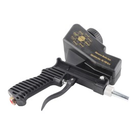 Sandblaster Sand Blaster Sandblasting Spray Tool Set Kit, 600cc Capacity, 70-150 PSI Operating Pressure, Suitable for Glass Etching, Paint Removal (Black)