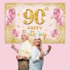 PAKBOOM Happy 90th Birthday Backdrop Banner - 90 Birthday Party
