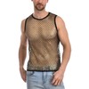 Gary Majdell Sport Men's See Through Spandex Fish Net Fitted