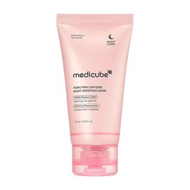 [medicube] PDRN Pink Caffeine Overnight Wrapping Mask : SLEEP, SHED, AND GLOW!:_1ea
