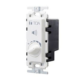 TOA AT-065A Transformer Attenuator Wall Mount Volume Control for High Impedance Speakers, 5 Levels of Volume Control