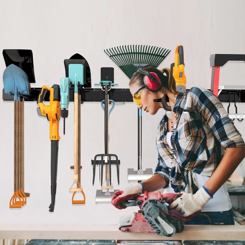 Sttoraboks Garage Tool Storage Rack, Heavy Duty Garage Storage Organizer