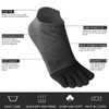VWELL Womens Toe Socks Coolmax Running Five Finger Socks Athletic