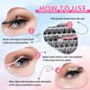 FONXJE DIY Lash Clusters Kit for At-Home Eyelash Extensions |