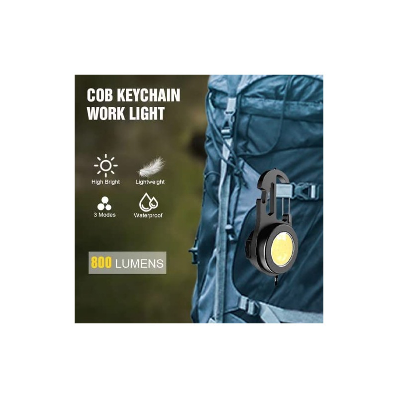 Linternas de bolsillo de alta luminosidad, 500 mAh, 800 lúmenes,