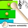 Set of 4 Wooden Mallet Drumsticks Marimba & Chime Sticks