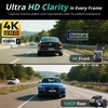 BOTSLAB 4K Dash Cam Front and Rear, STARVIS 2 Sensor,