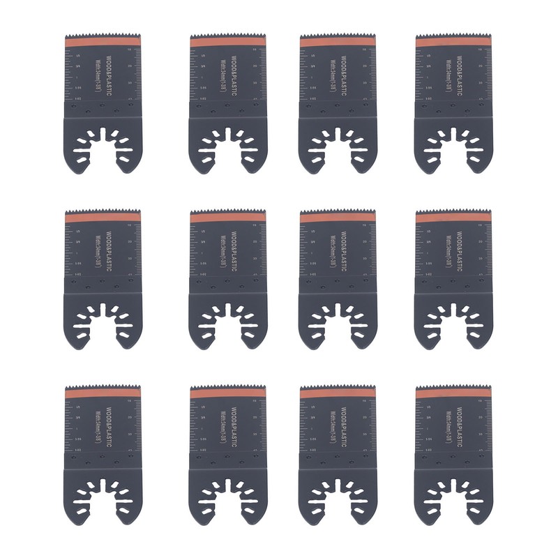 20PCS Oscillating Tool Blades 1‑3/8 Inch 34mm Multifunctional Straight Blade