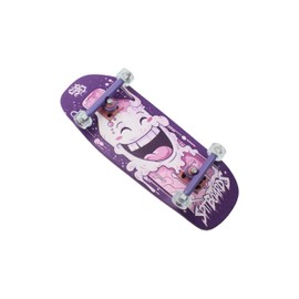 SPITBOARDS 34 mm Fingerboard Oldschool Cruiser Pro Complete Setup, Pre-Assembled 5-Layer Wood, Pro Trucks, Soft Urethane 60D Bearing Wheels, Real-Wear Graphics, Lasered Foam Tape 'Milk Bottle'