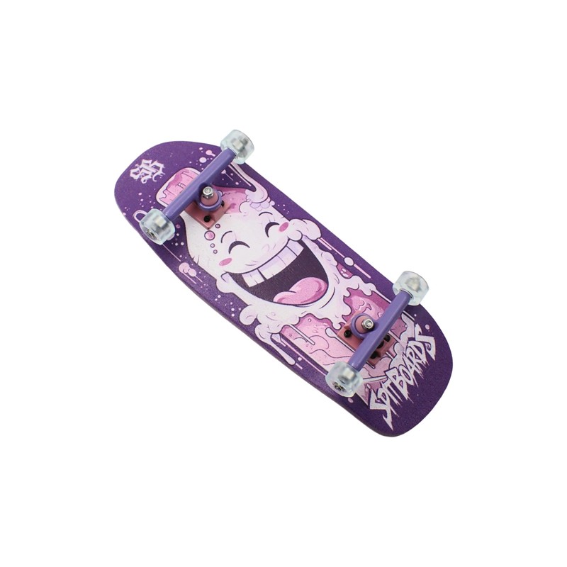SPITBOARDS 34 mm Fingerboard Oldschool Cruiser Pro Complete Setup, Pre-Assembled